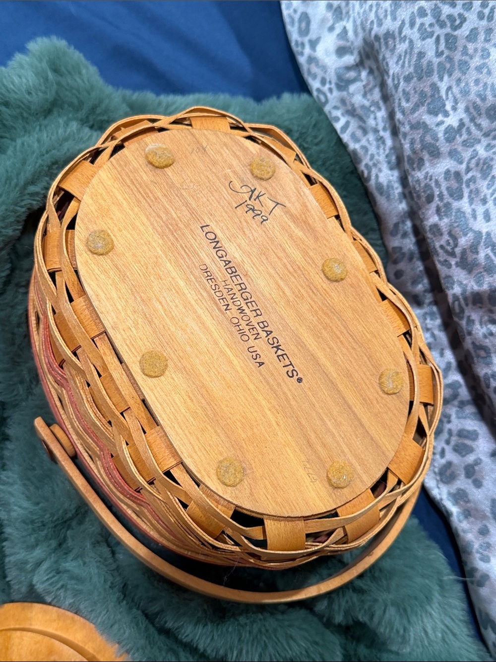 Longaberger 1999 Mother's Day "Tea for Two" Basket a